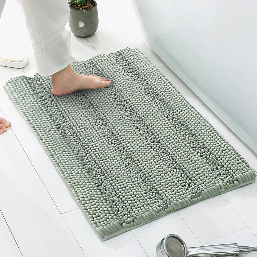 Set 2 pièces de tapis de bain vert Sage