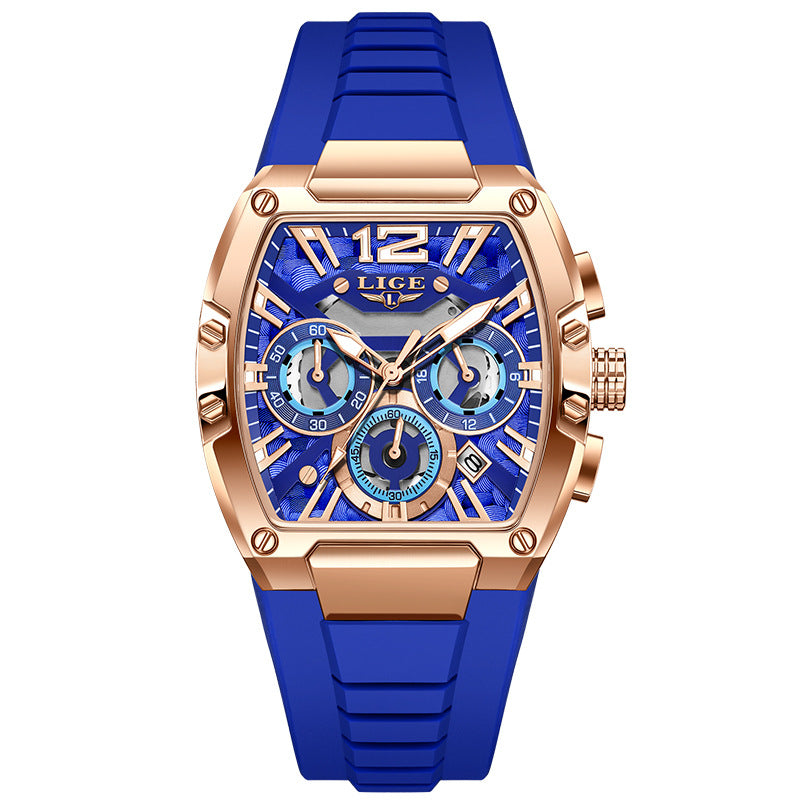 Sports Watch Multifonctionnel Waterproof Calendrier lumineux