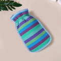 Texture bain serviette-rainbow bande motif-40g-bleu-1 pièce