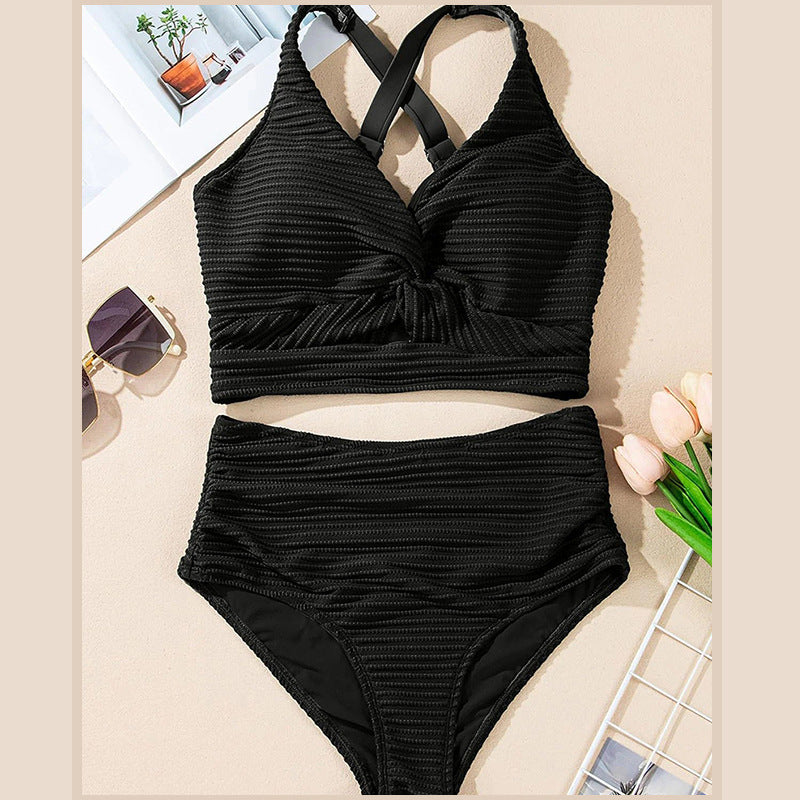 Maillot de bain Haute taille Tummy Contouring Plattering Bikini sexy