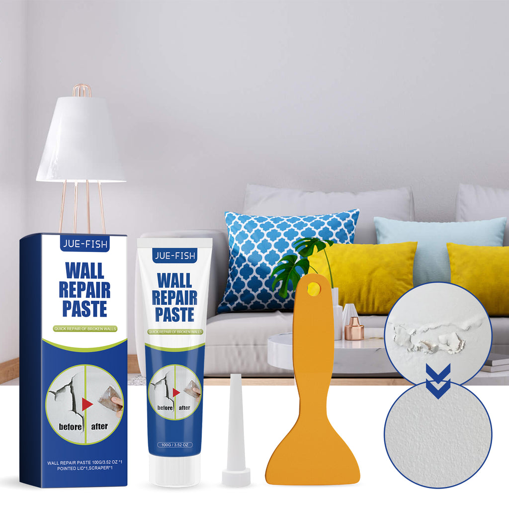 Pâte de réparation murale 1 0 0g Bouteille-1 Scraper-1 Aiguille Tip1box