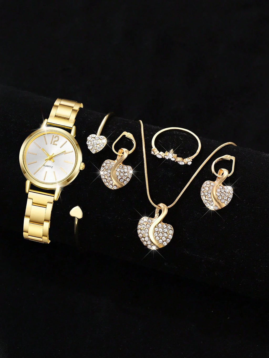 Ensemble de montres haut de gamme à la mode incrustées de diamants