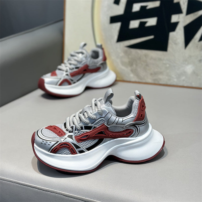 Mesh Respirant épais-solé Sporty-casual chaussurestyly et polyvalent