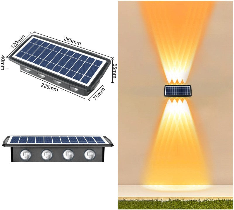 Éclairage solaire extérieur Étanchement
