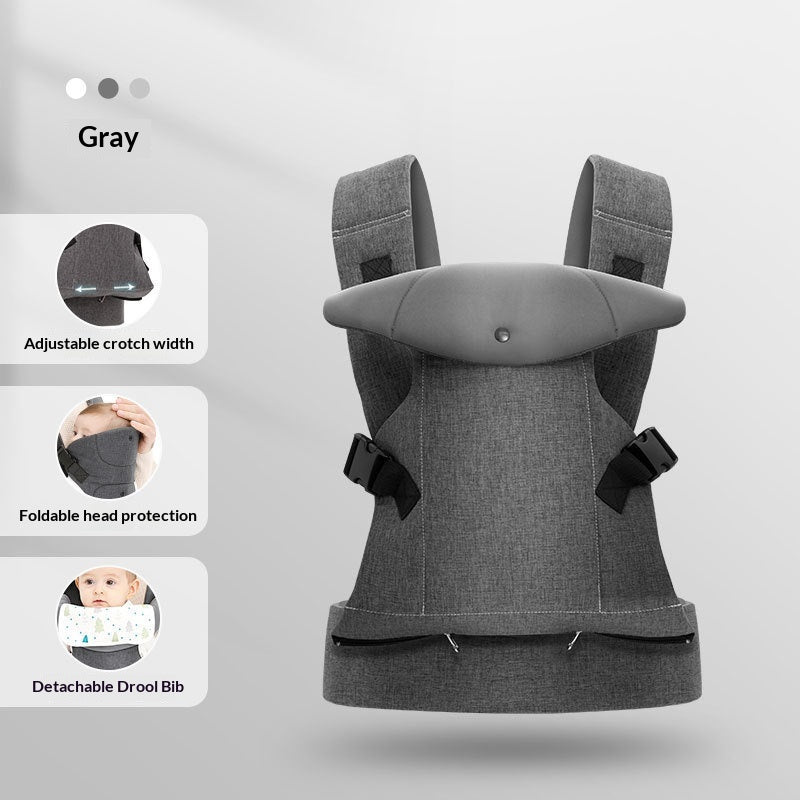 Front-facing baby stool carrier