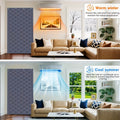 Winter quilted magnetic door curtain