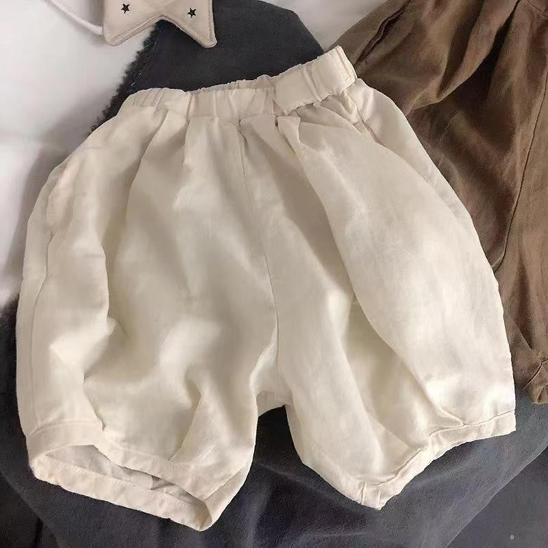 Pantalon en coton massif couleur enfant