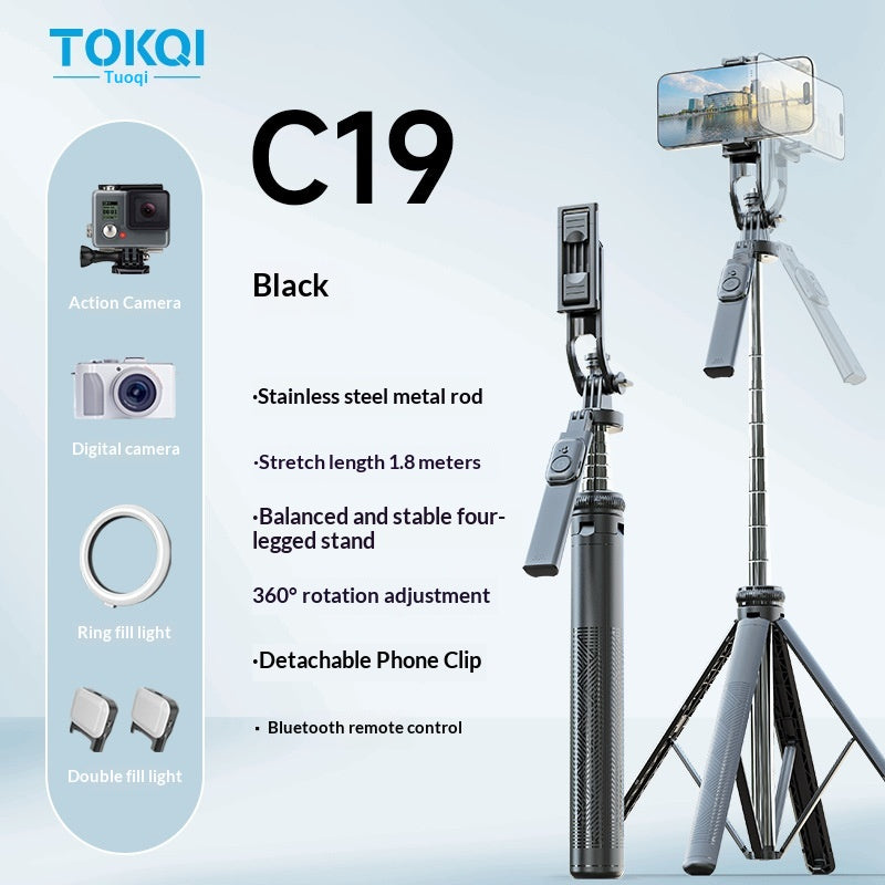 C17 Smartphone Selfie Stick Smart Stabilisé Gimbal extensible avec mode automatique complet