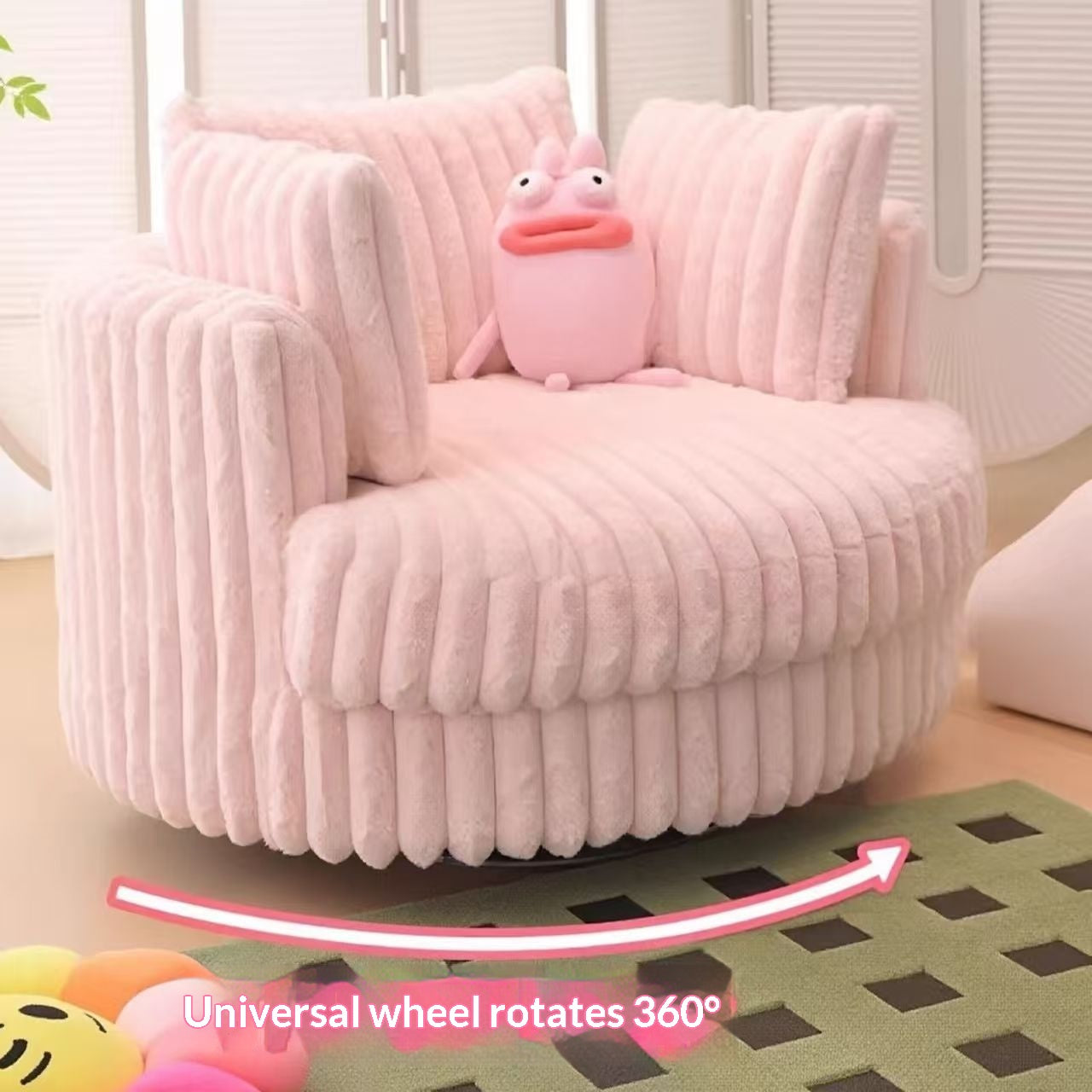 Chaise Canapé ronde pivotante monoplace