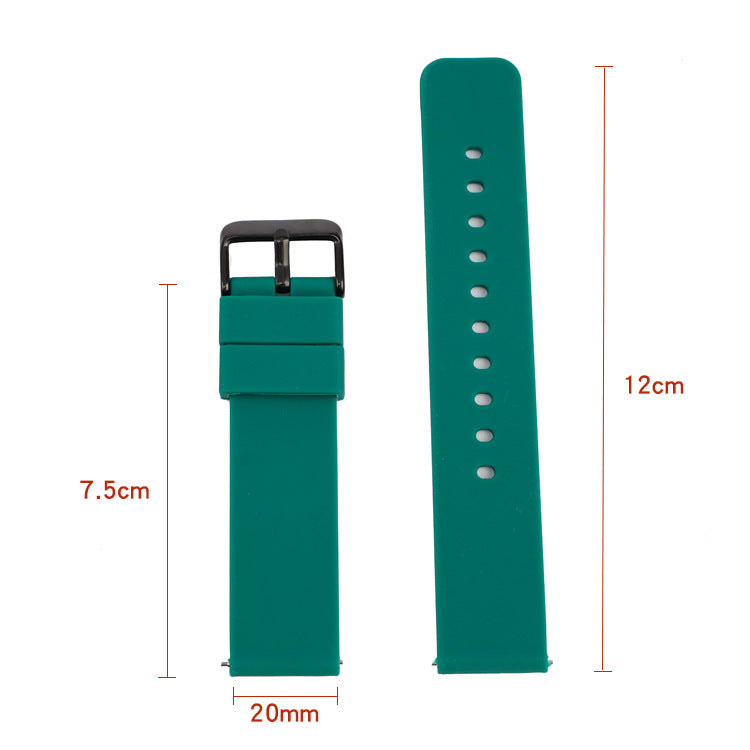 Bracelet de montre intelligent étanche en silicone multicolore