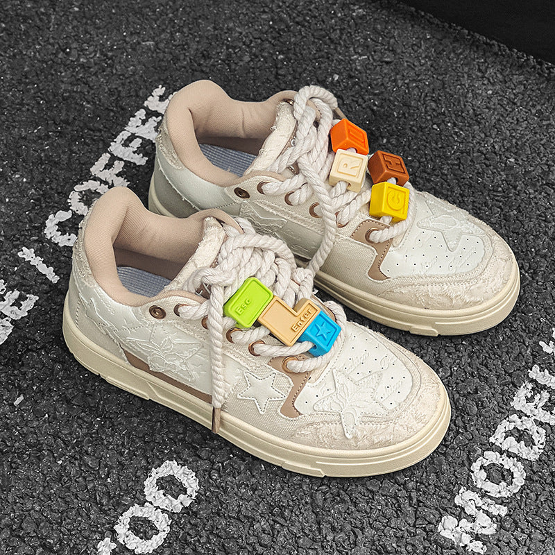 Star Pattern Sneakers Sport de design d'intérêt spécial pour les hommes Et les loisirs