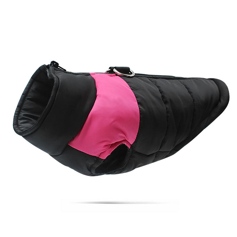 Hiver chaud vêtements pour animaux de compagnie imperméable chien rembourré Vest Zipper Veste pour petit Lar moyen