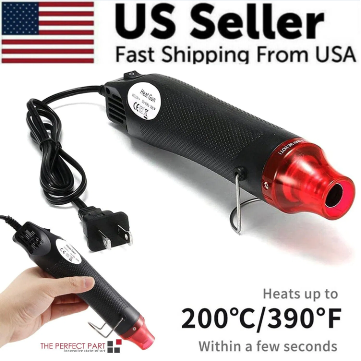 Mini pistolet à chaleur DIY Buses électriques Outil Air Gun Embossage Peinture de séchage USA