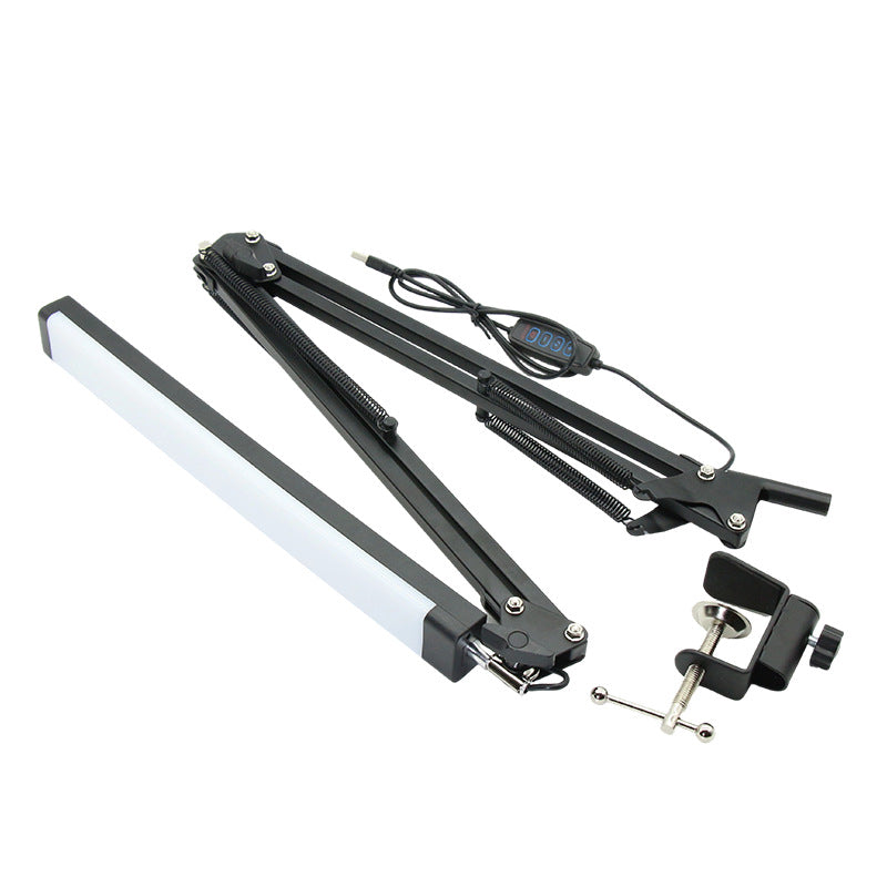 LED pliant long bras Clip grossissant verre lumière de réparation