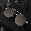 Lunettes de soleil homme à cadre carré