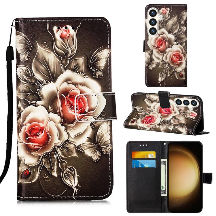 Étui en cuir peint pour téléphone portable