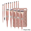 Portable maison électroplaqué rose or brosse de maquillage costume