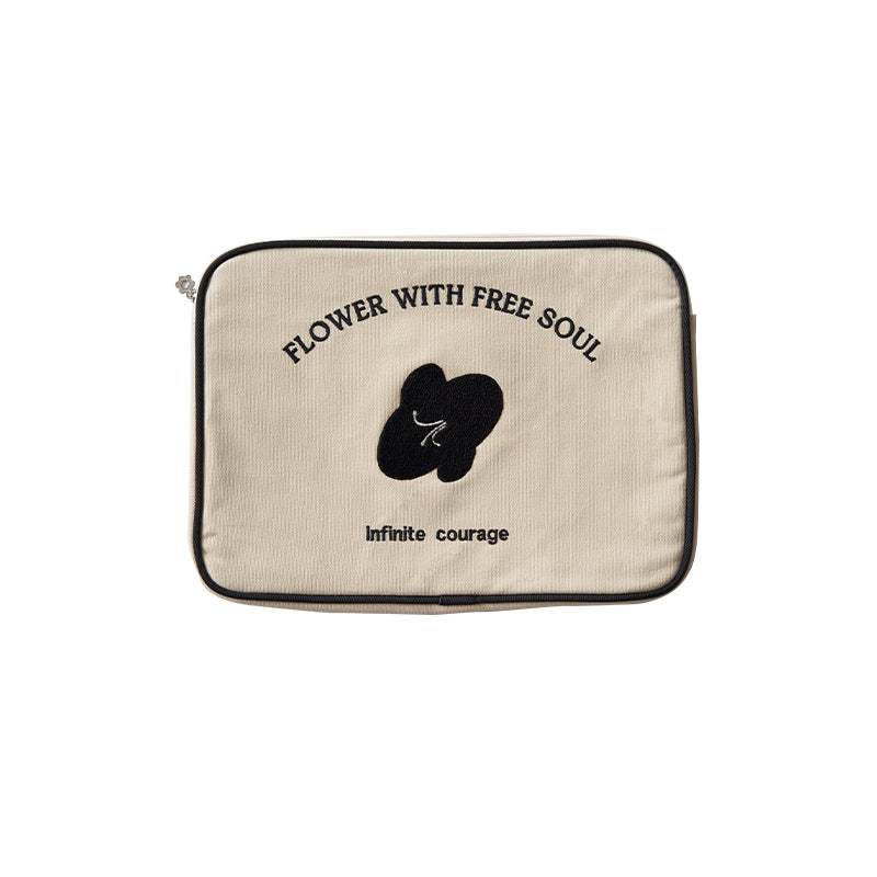 Portable Notebook Liner Sac Broderie Lady