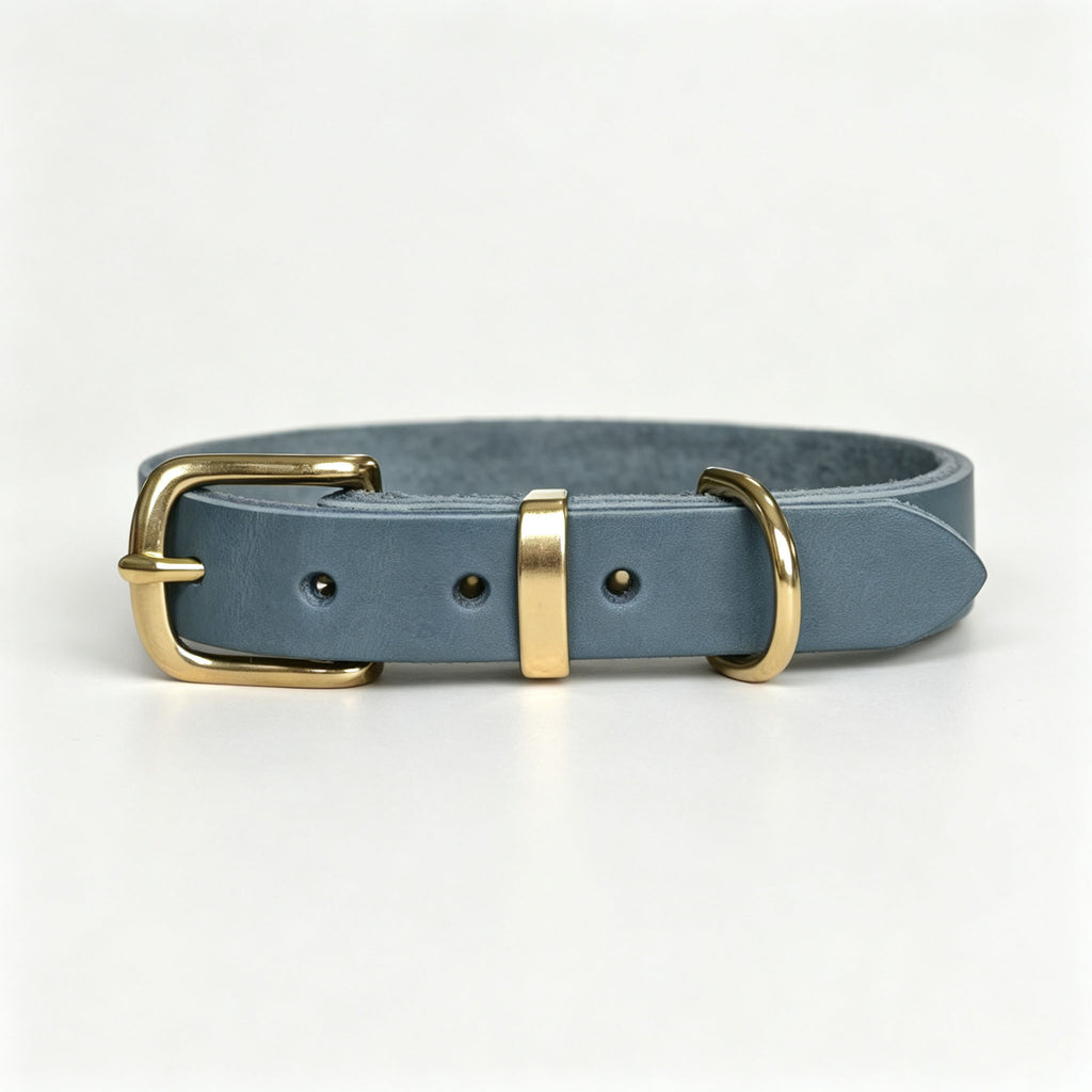 Collier pour animaux de style vintage avec fixations en laiton