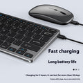 Mouse de clavier sans fil Ultra-fine combinaison rechargeable Bluetooth