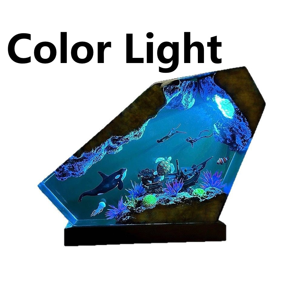 Lumière de nuit Epoxy à thème marin