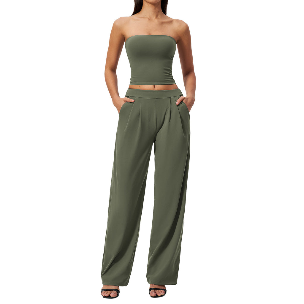 Ensemble de costumes de yoga haute taille à séchage rapide respirant