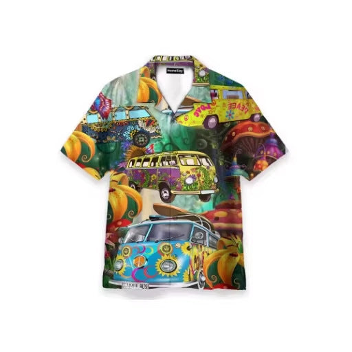 Chemise Homme Sporty Casual à manches courtes