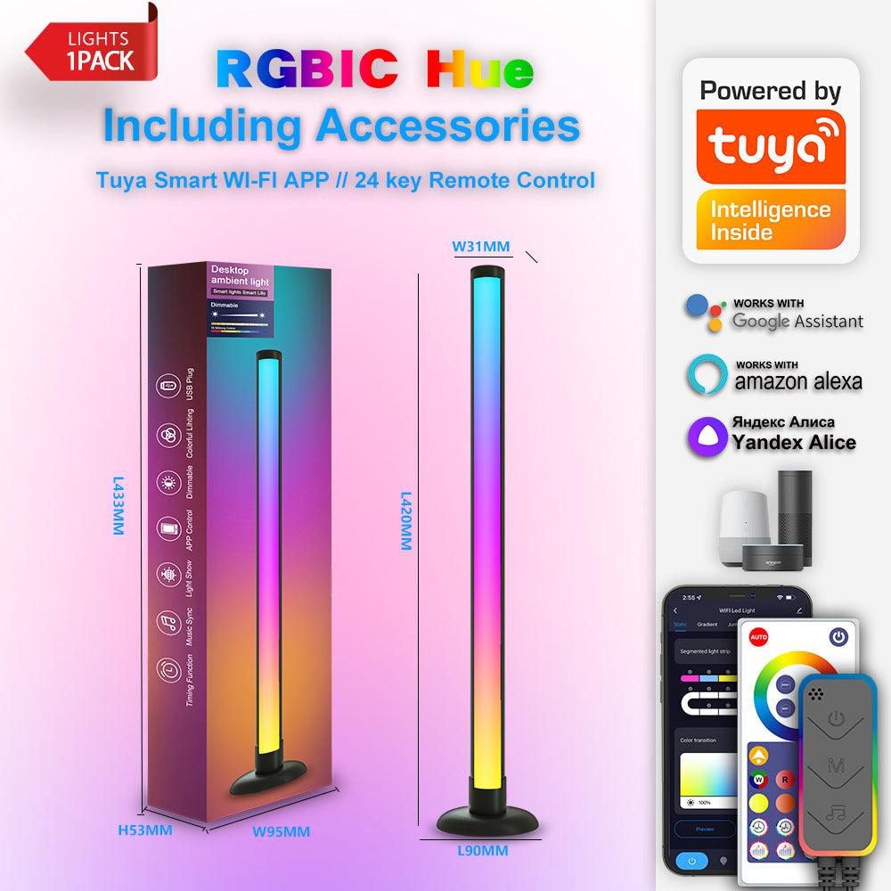 Musique Pickup lampe LED plafonnier lampe de bureau Graffiti lampe de lit WIFI lampe de sol magique