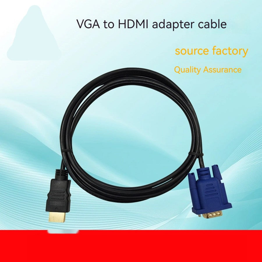 Hdmi TO VGA HD Conversion HDMI TO VGA Ordinateur portable câble de télévision sans réseau