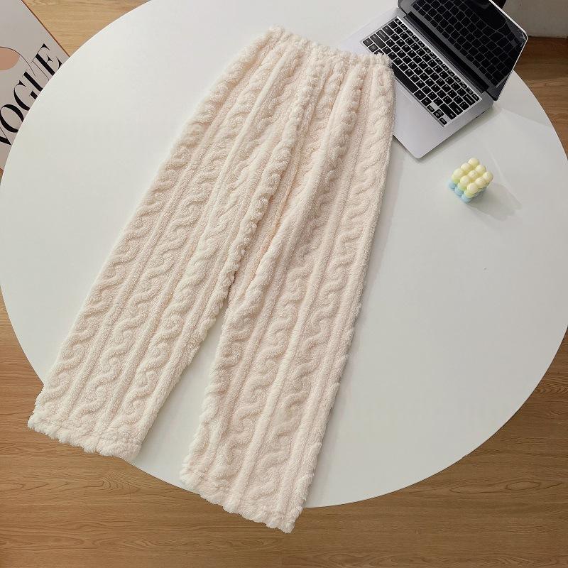 Pantalon de sommeil paresseux pour femmes Pantalon d'automne et d'hiver Pantalon de salon
