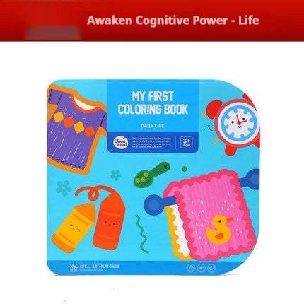 Livre de Coloration Cognitive Doodle pour Enfants
