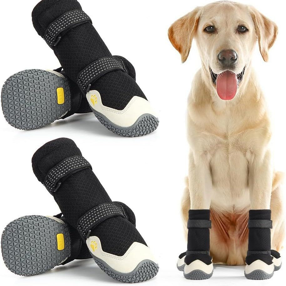 Souple-solée Pas de talon Slippage Moyen Grande Chaussures de chien