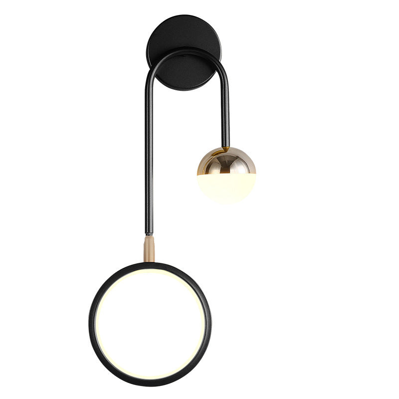 Creative Modern Nordic Minimalist Artistic Bedside Lampe murale