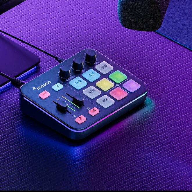 Dedicated External Desktop PC Microphone Sound Card For Gaming