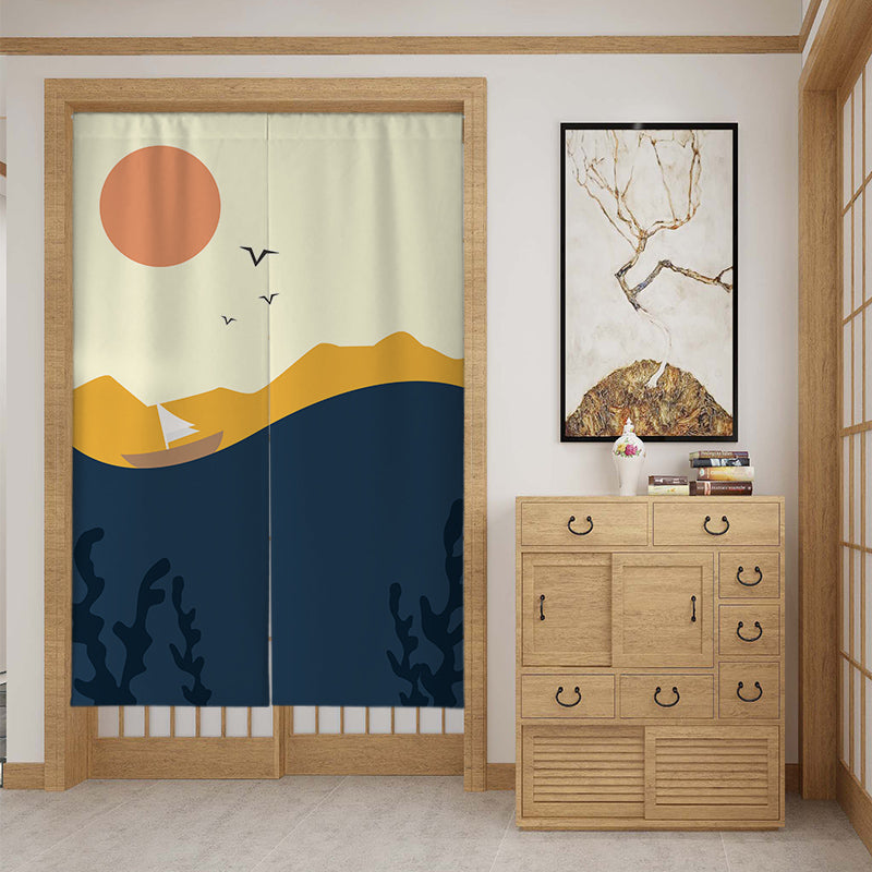 Rideaux de porte en tissu personnalisé