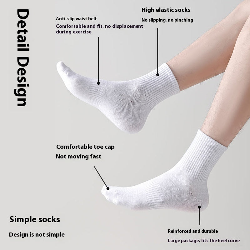 Chaussettes antibactériennes minces et désodorisantes à la sueur du genou