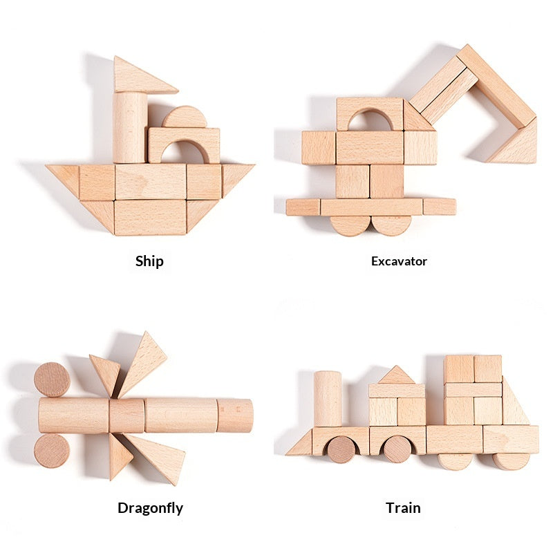 Construction et assemblage de blocs en bois massif de grande pièce pour maternelles