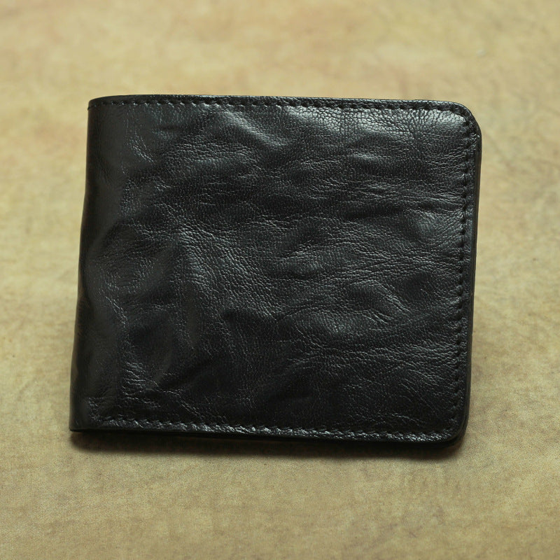 Portefeuille en cuir vintage rétro simple
