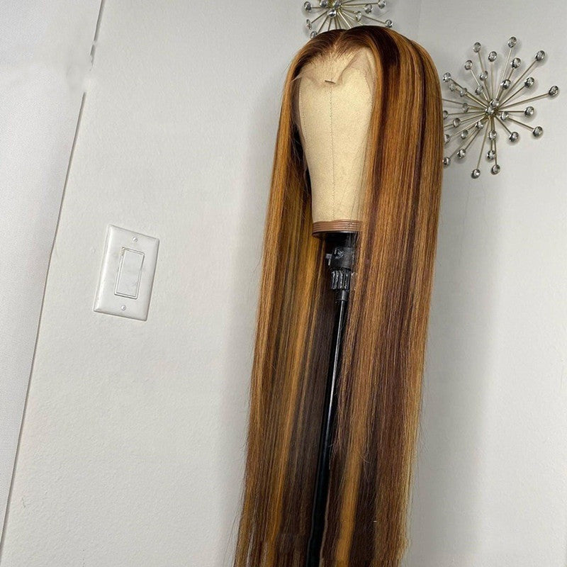 Couleur du piano Cheveux réels Tête en T