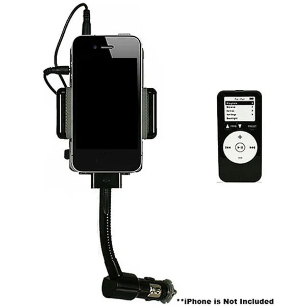 Emetteur FM sans mains Chargeur de voiture avec télécommande Téléphone 3.5 Mm casque Jac