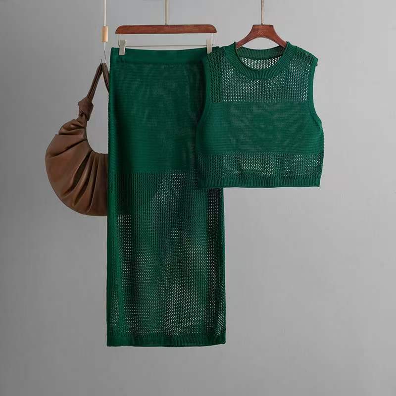 Ensemble de Vestes sans manches Slim-fit de style européen et américain