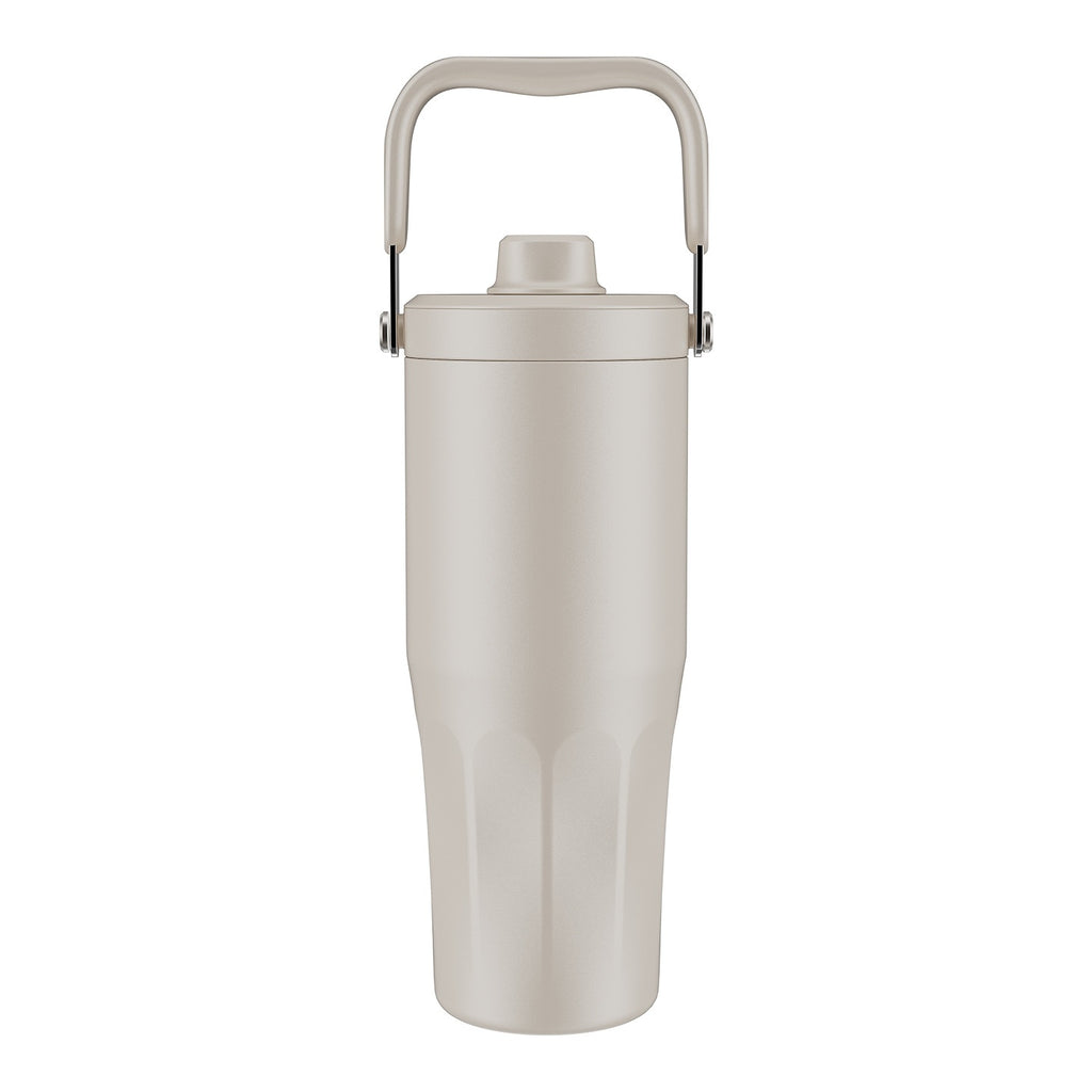 Acier inoxydable de grande capacité avec paille pour utilisation automobile