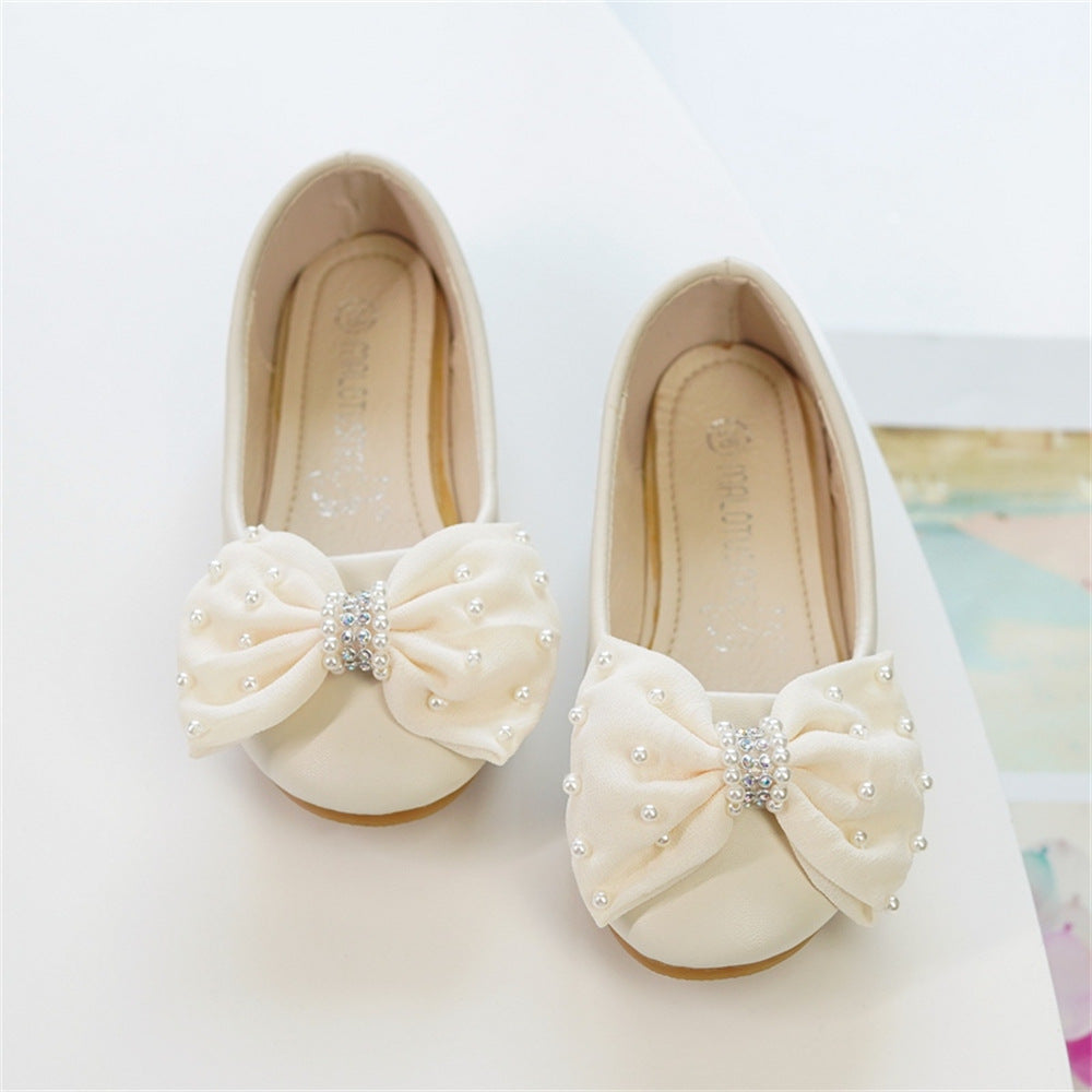 Princess Bow Girls' Banquet Robe Fleur Chaussures fille