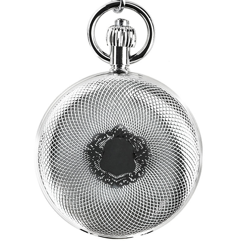Couverture pliante double affichage Sun-moon-star Montre de poche mécanique automatique
