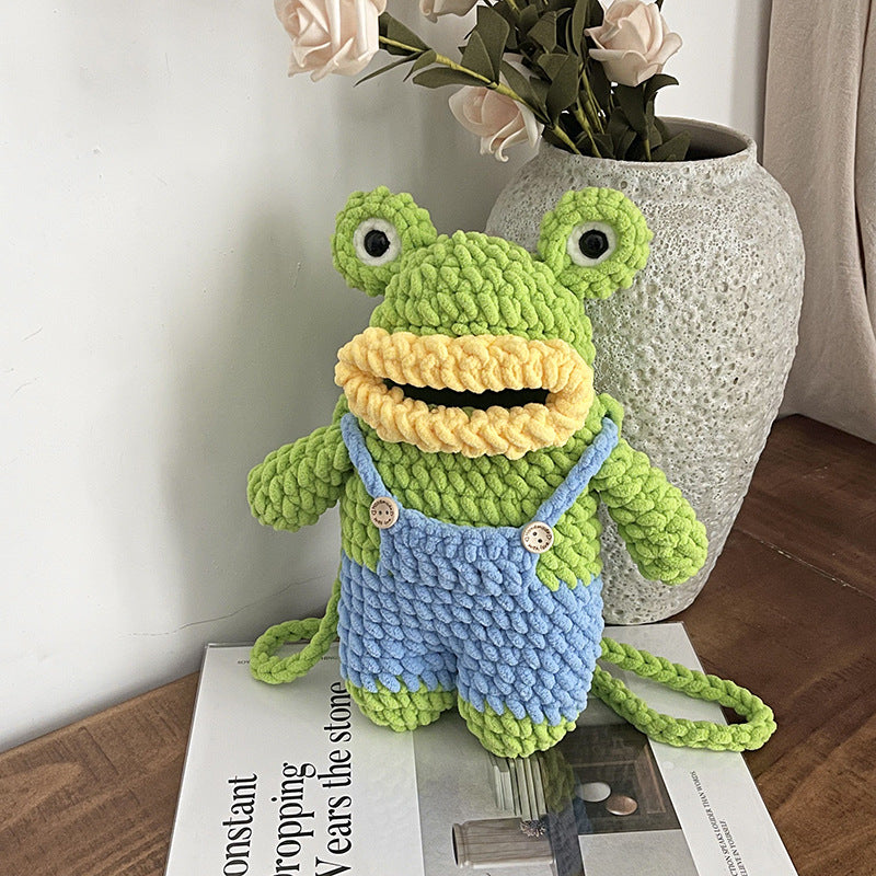 Sac de téléphone pour femmes de Keroppi tissé à la main