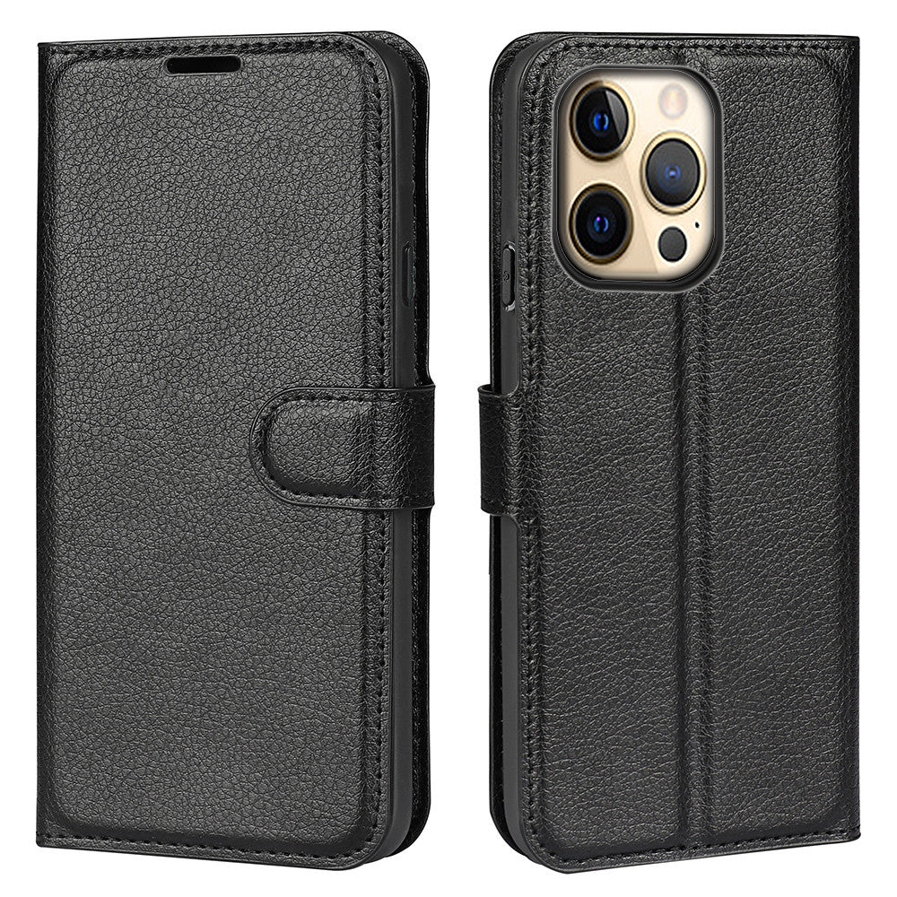 Flip carte fente Lychee modèle cas téléphone