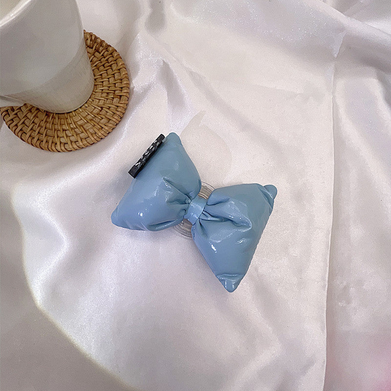 Bracket en cuir de fille Bow Lazy