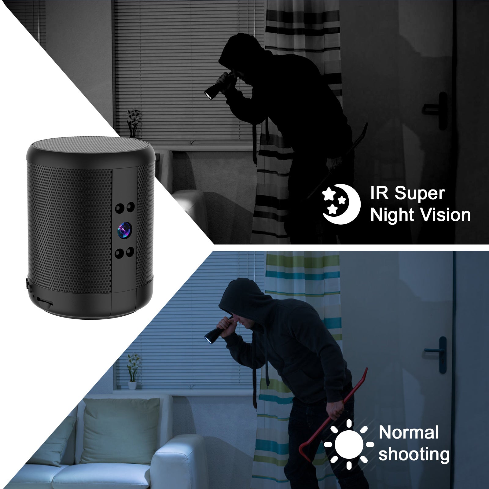 Accueil Caméra de surveillance intelligente Double conversation vocale HD Plug-in-gratuit
