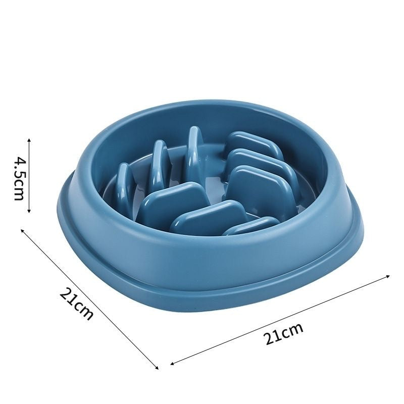 Bateau de chien Cat Slow Feeder Bowl Anti-choking Slow Feeder Pour les chiens Grande capacité alimentaire