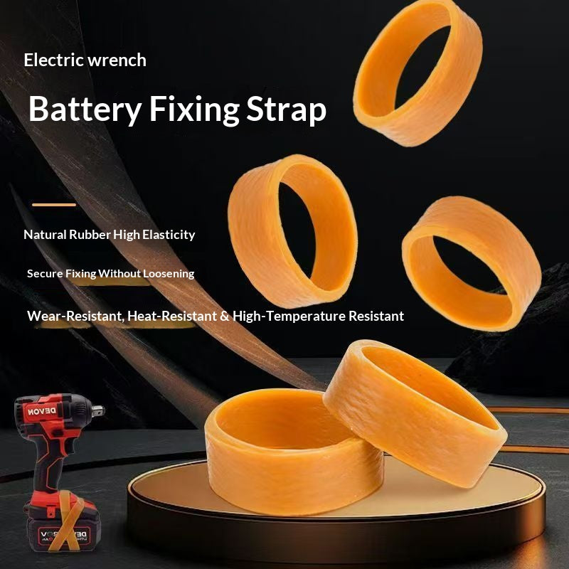 Bande en caoutchouc Batterie Bracelet élastique Outil de fixation d'anneau résistant à l'usure
